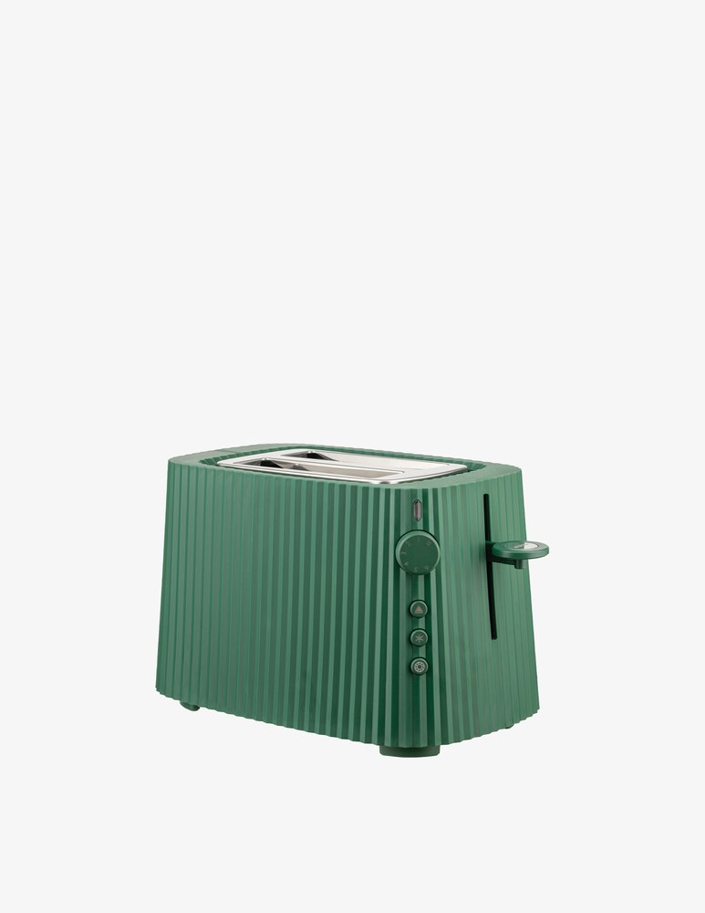Alessi "Plissè" Tostapane In Resina Termoplastica, Verde. Spina Europea. 850W - Verde