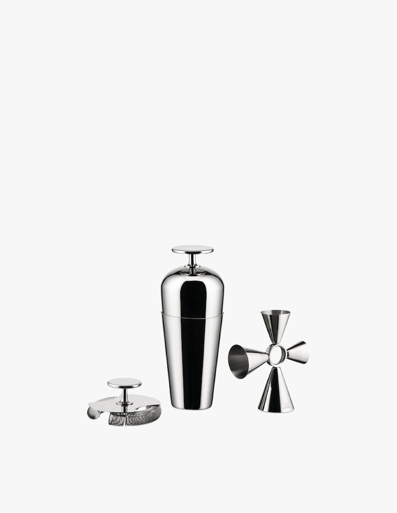 Alessi The Tending Box Set Da Cocktail Parisienne Quadri Combo - Argento