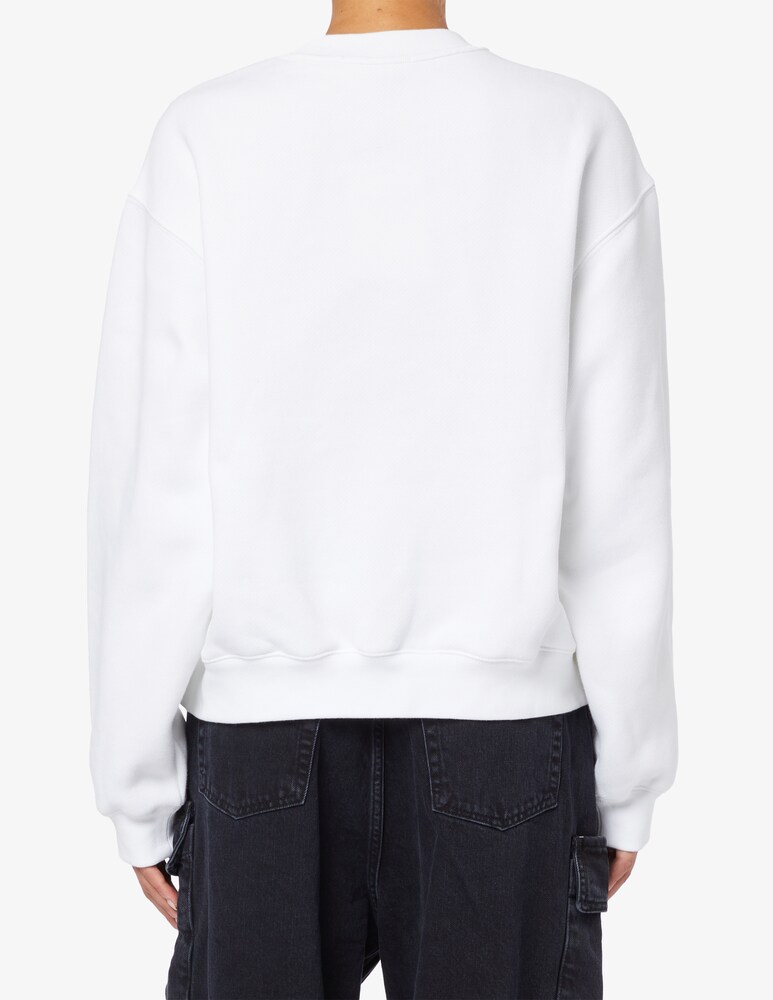 Alexander Wang Felpa Girocollo Con Logo