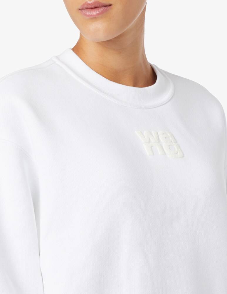 Alexander Wang Felpa Girocollo Con Logo