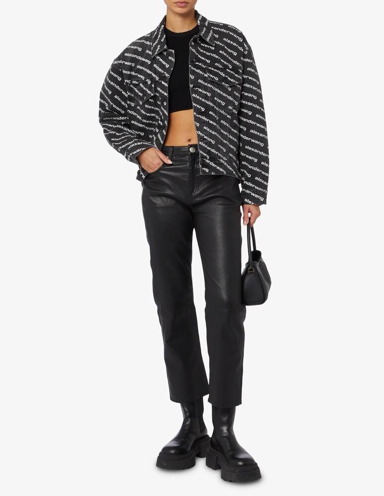 Alexander Wang Giacca Di Jeans Con Logo