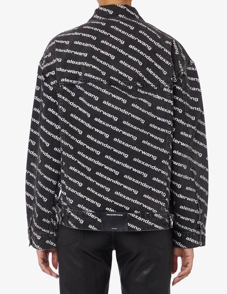 Alexander Wang Giacca Di Jeans Con Logo