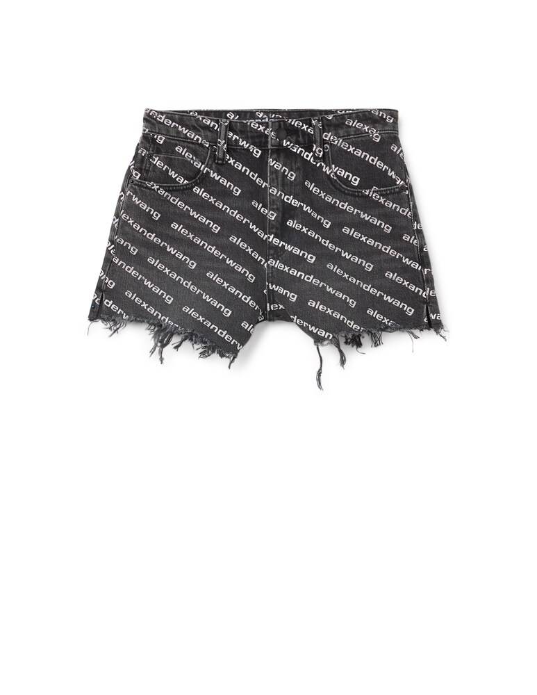 Alexander Wang Pantaloni Corti Di Jeans Bite