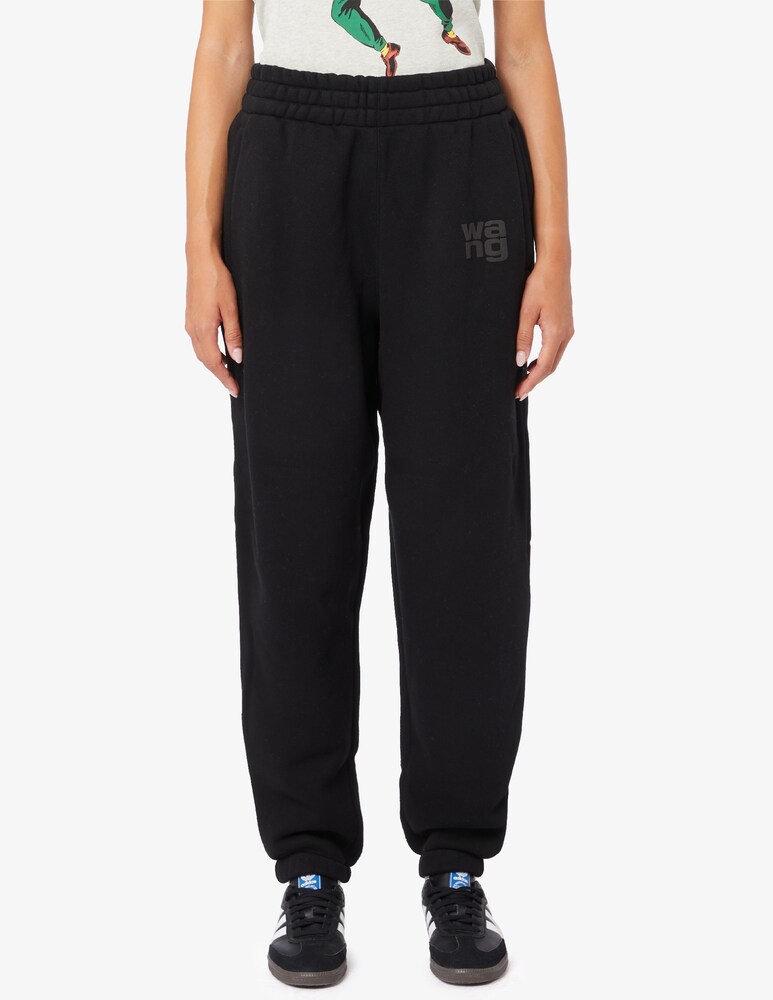 Alexander Wang Pantaloni jogger con logo Essential