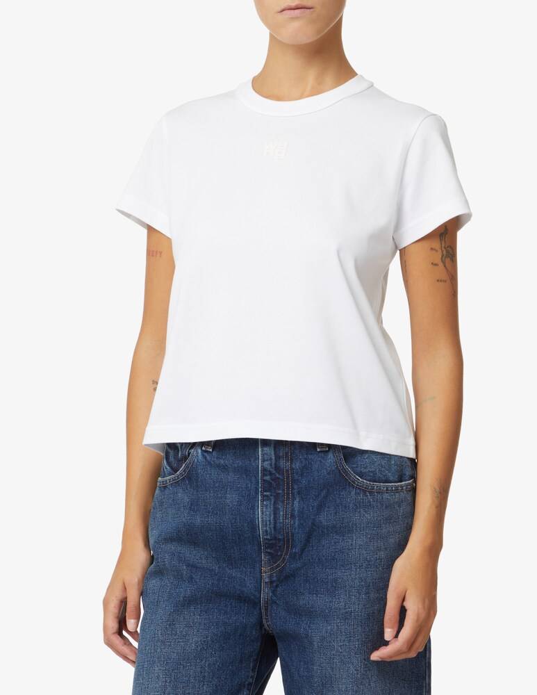 Alexander Wang T-shirt con logo - Bianco