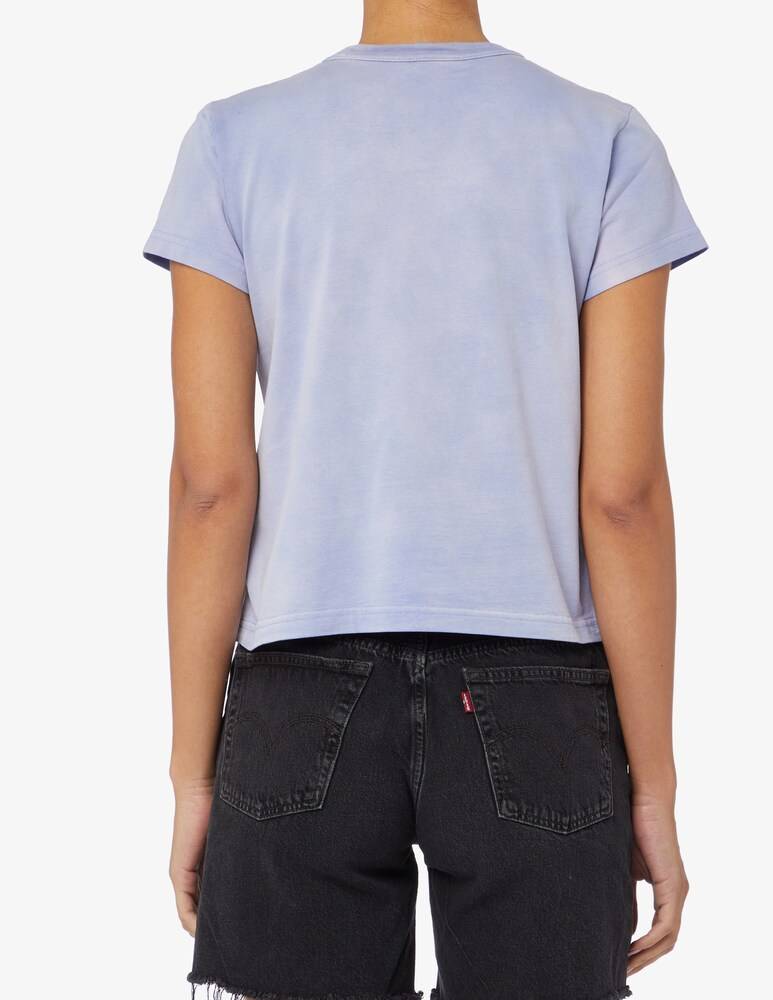 Alexander Wang T-shirt In Cotone Con Logo - Azzurro