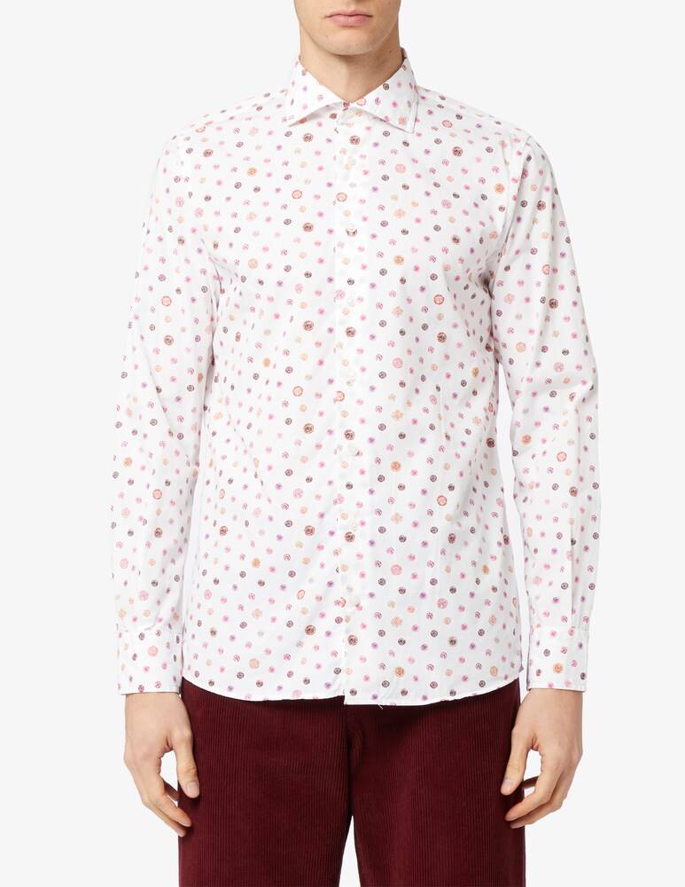 Altemflower Camicia stampa cerchio