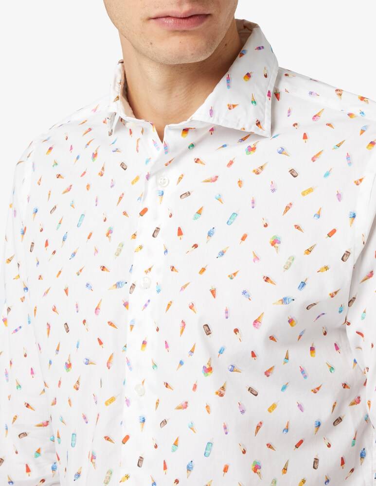 Altemflower Camicia Stampa Gelato