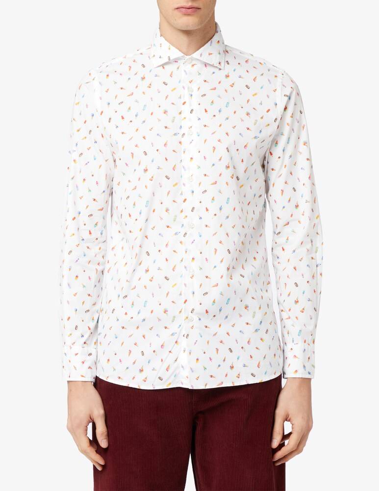 Altemflower Camicia stampa gelato
