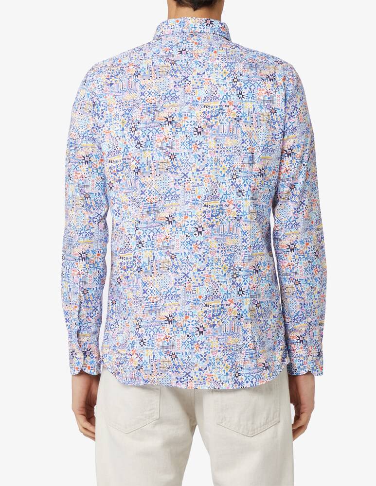 Altemflower Camicia Stampa Multicolor