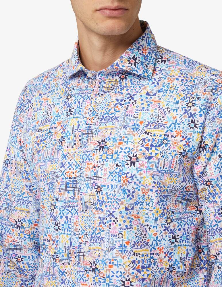Altemflower Camicia Stampa Multicolor