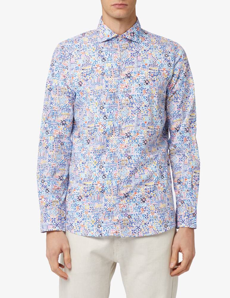 Altemflower Camicia stampa multicolor