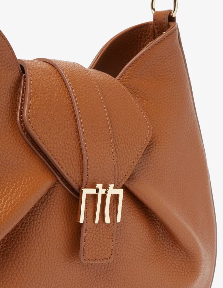 Alviero Martini Borsa Mezza Luna In Pelle Martellata