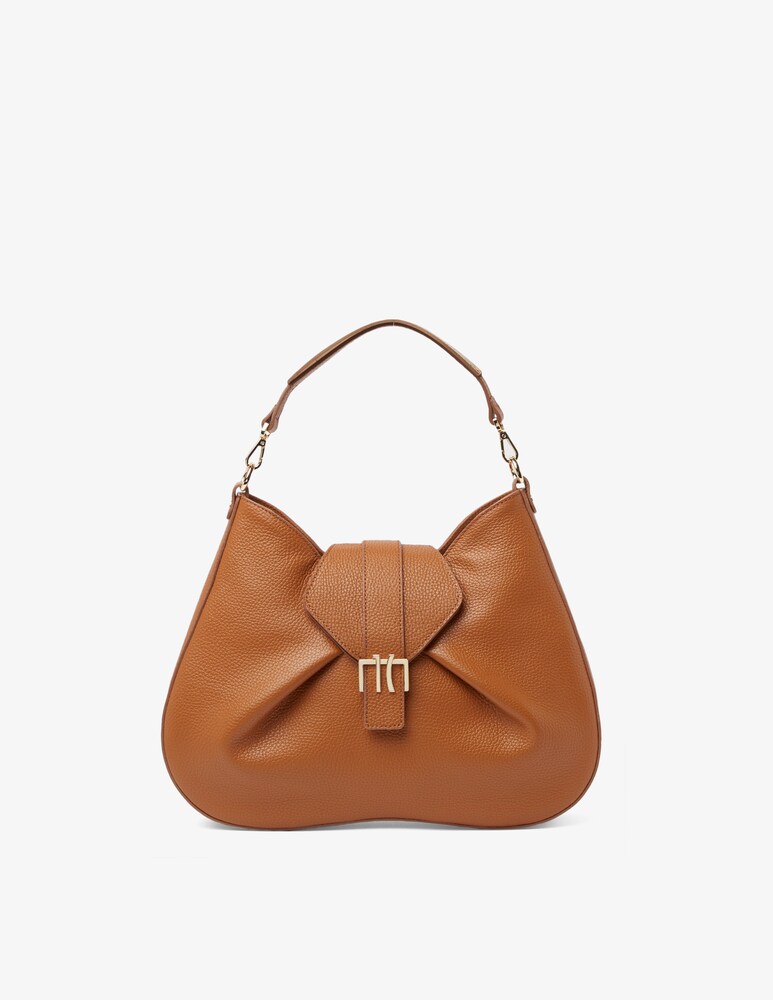 Alviero Martini Borsa mezza luna in pelle martellata