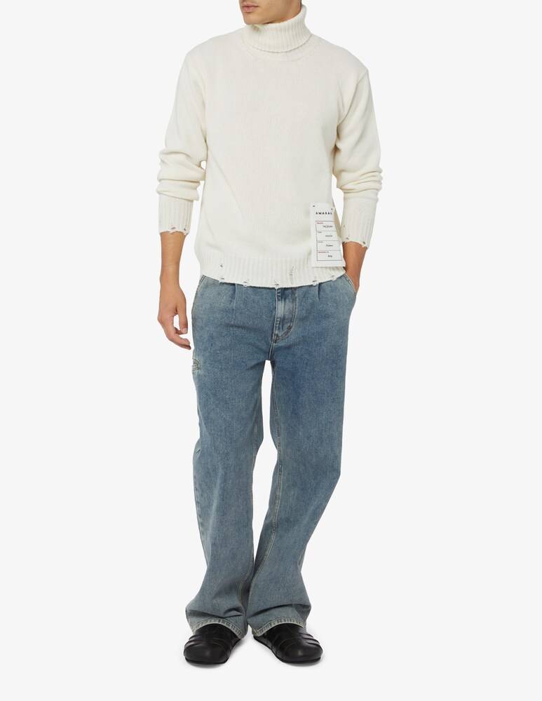 Amaranto Dolcevita Lana Cashmere Rotture