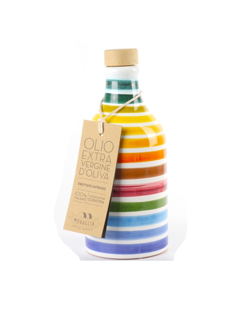 Antico Frantoio Muraglia Orcio arcobaleno Olio Extravergine di Oliva 250 ml