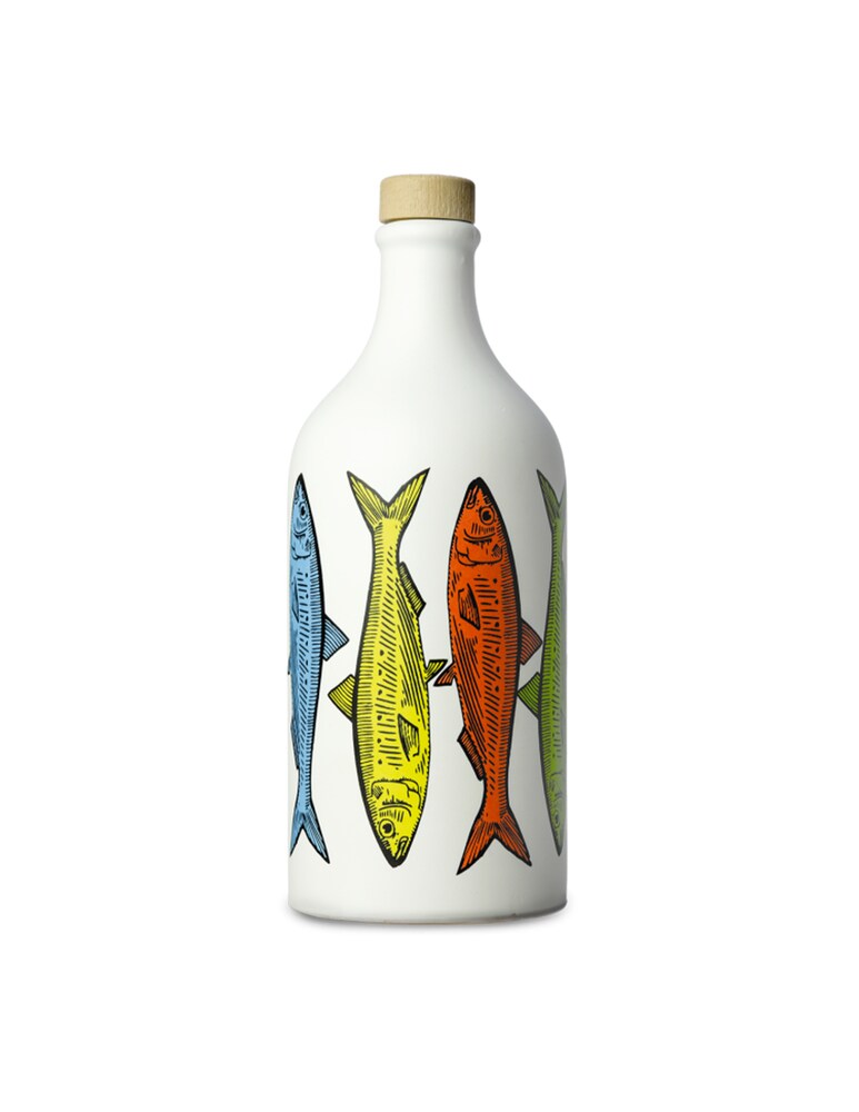 Antico Frantoio Muraglia Orcio Olio in ceramica Sardine 500ml