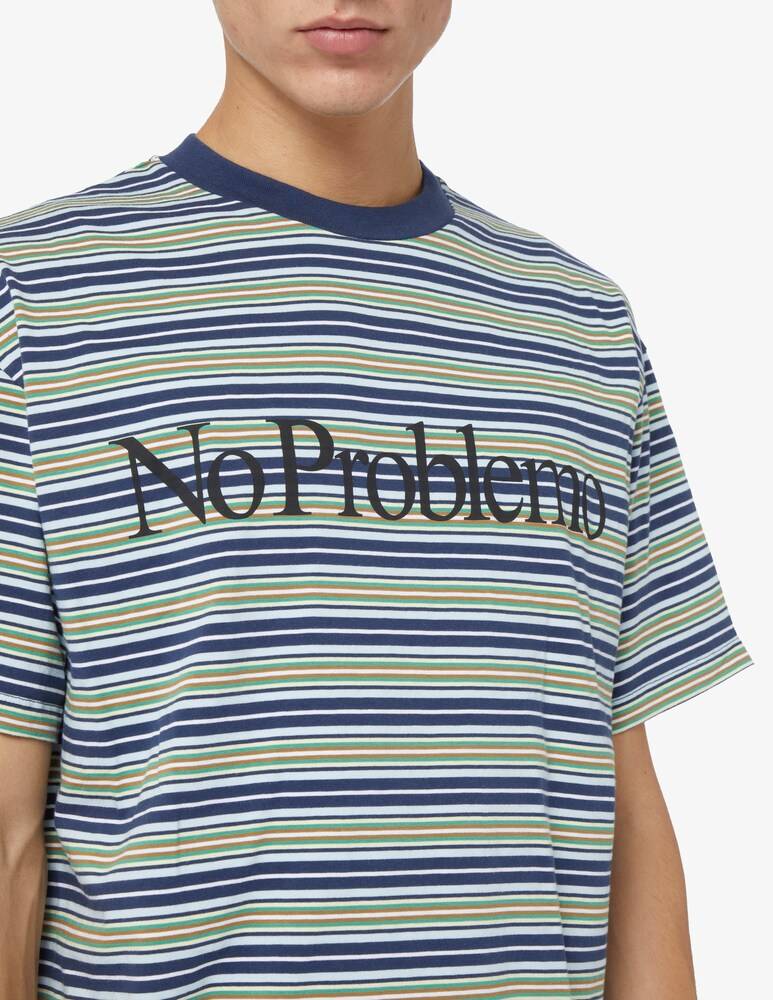 Aries Maglietta Stripe No Problemo