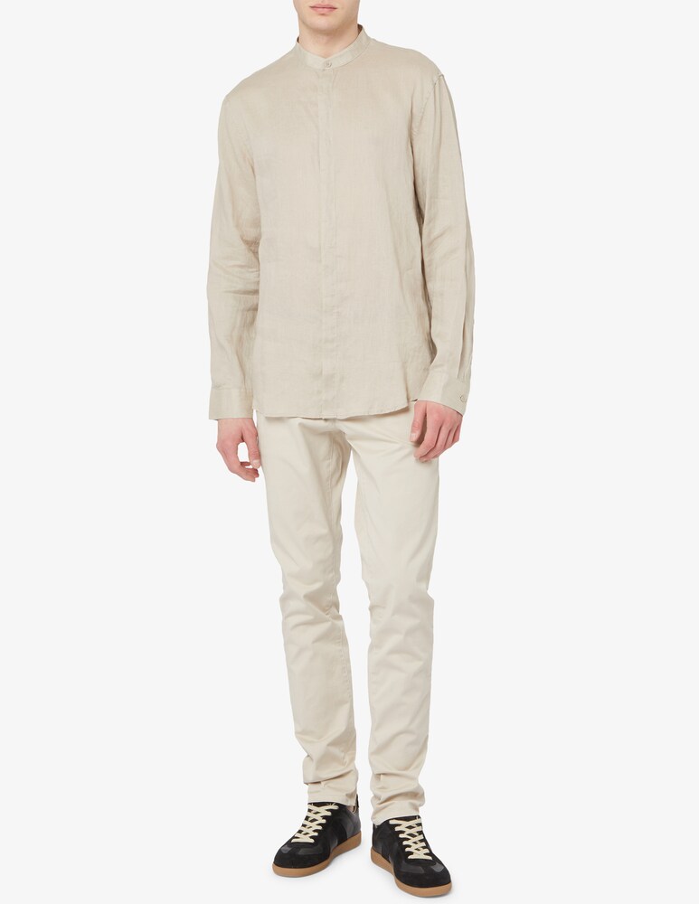Armani Exchange Camicia Coreana Lino