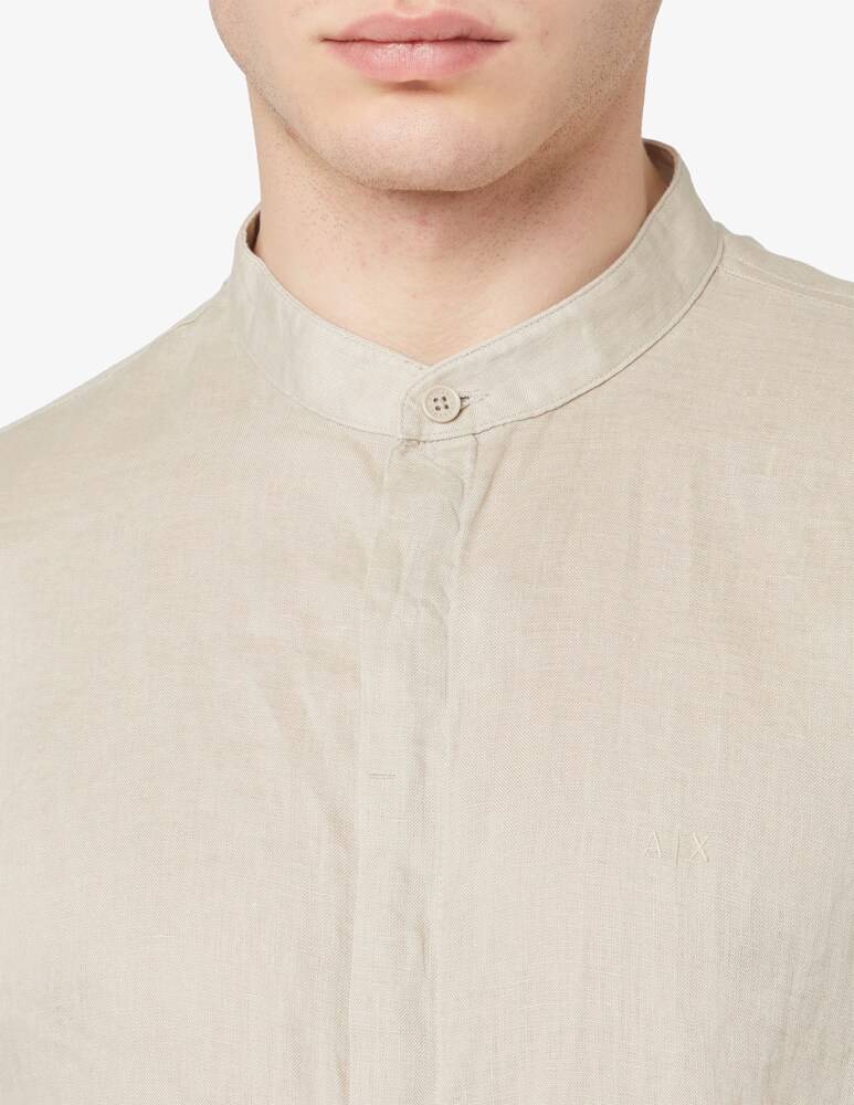 Armani Exchange Camicia Coreana Lino