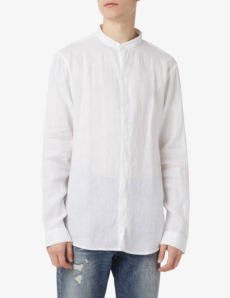 Armani Exchange Camicia coreana lino