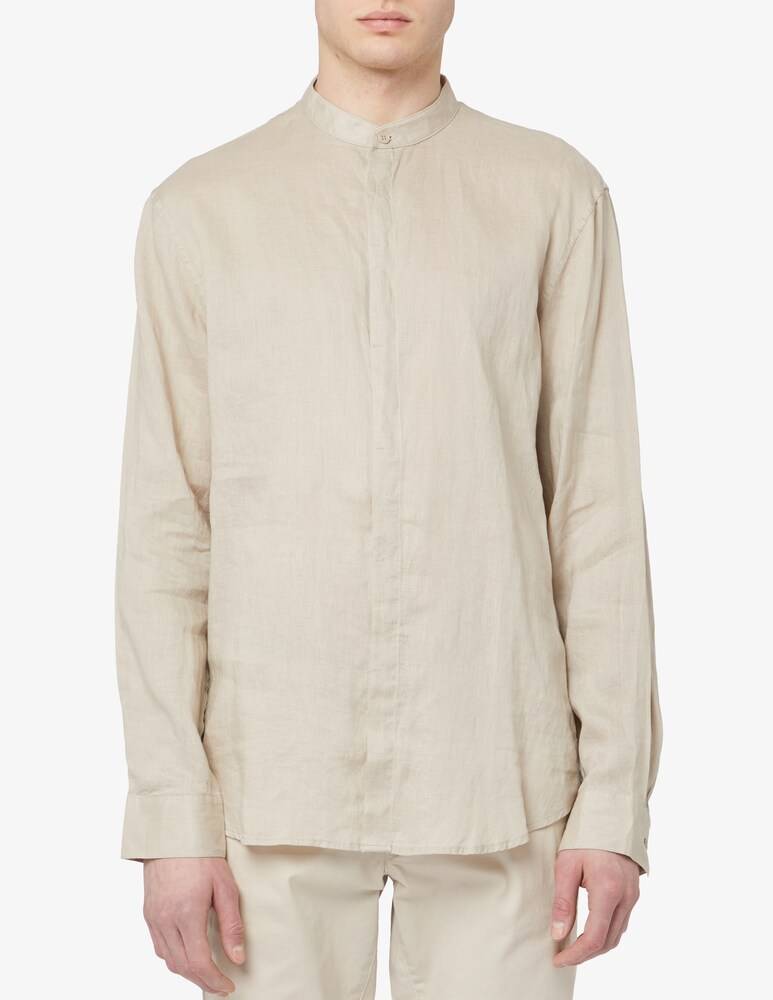 Armani Exchange Camicia coreana lino