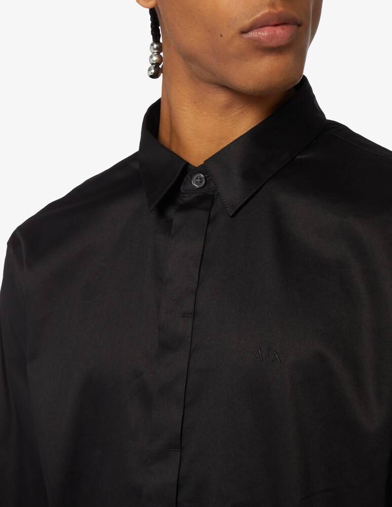 Armani Exchange Camicia Manica Lunga Satin