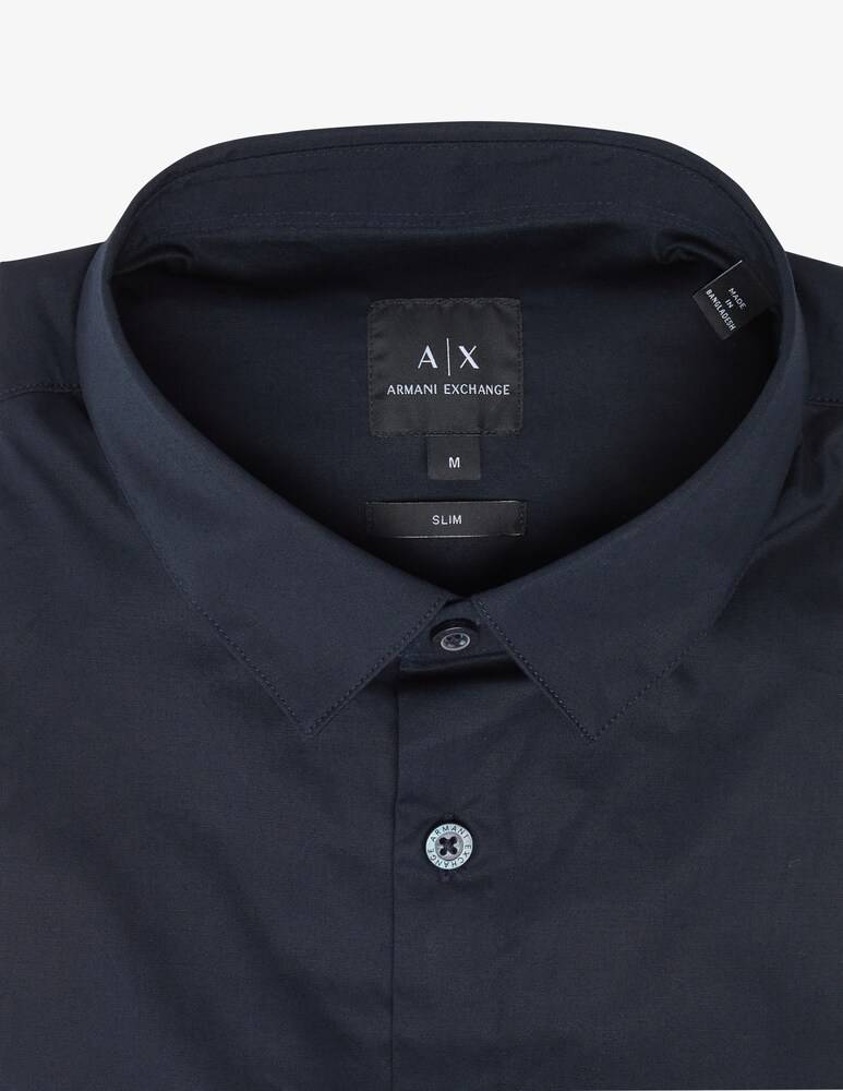 Armani Exchange Camicia Popeline Stretch