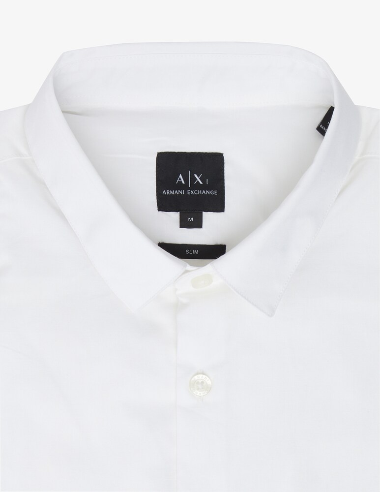Armani Exchange Camicia Popeline Stretch