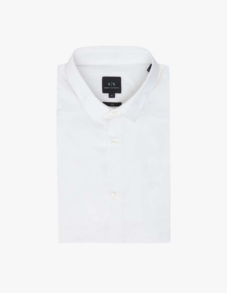 Armani Exchange Camicia popeline stretch