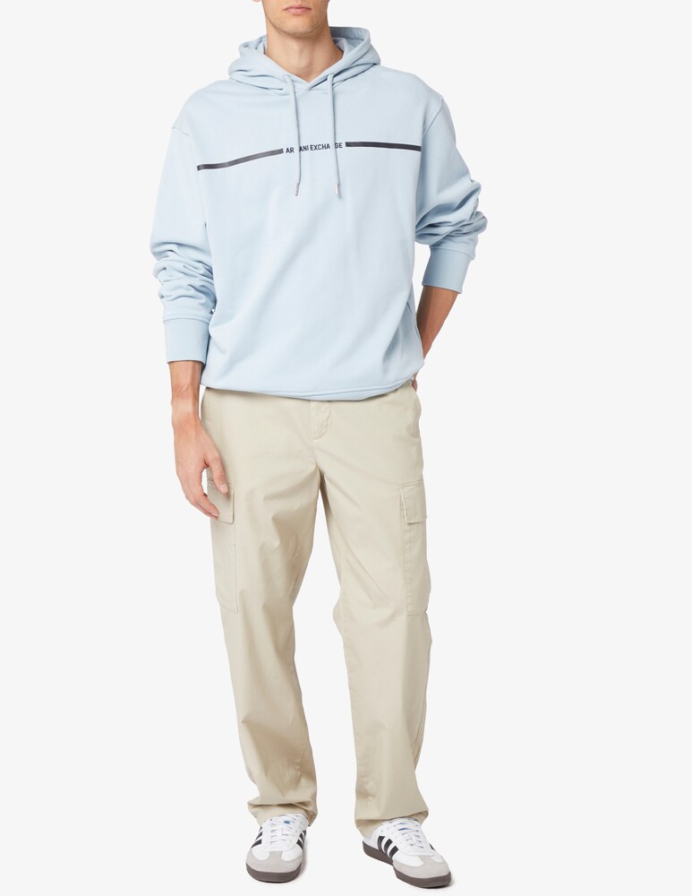 Armani Exchange Felpa Con Cappuccio Linea Ax