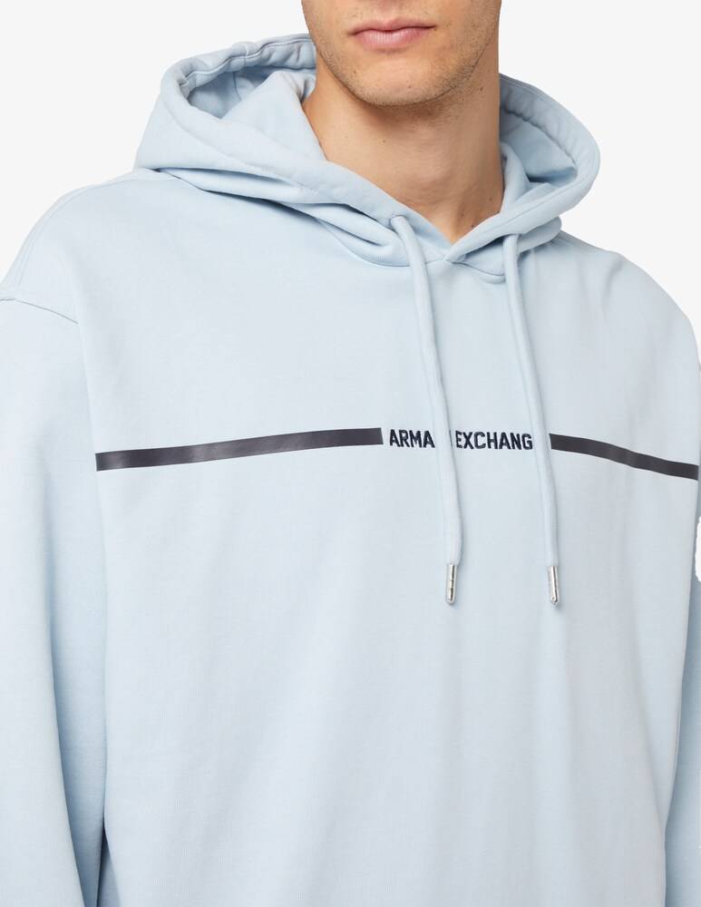 Armani Exchange Felpa Con Cappuccio Linea Ax
