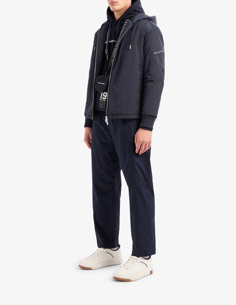 Armani Exchange Felpa Con Cappuccio Linea Ax
