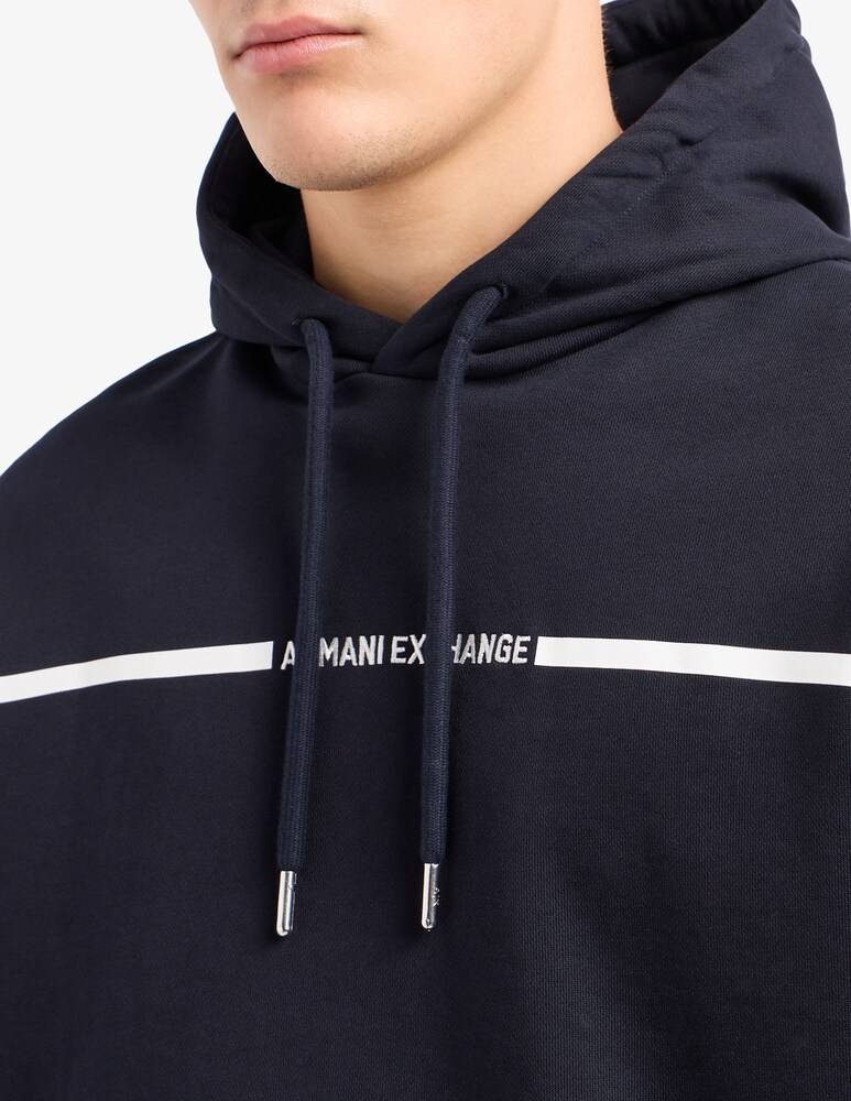 Armani Exchange Felpa Con Cappuccio Linea Ax