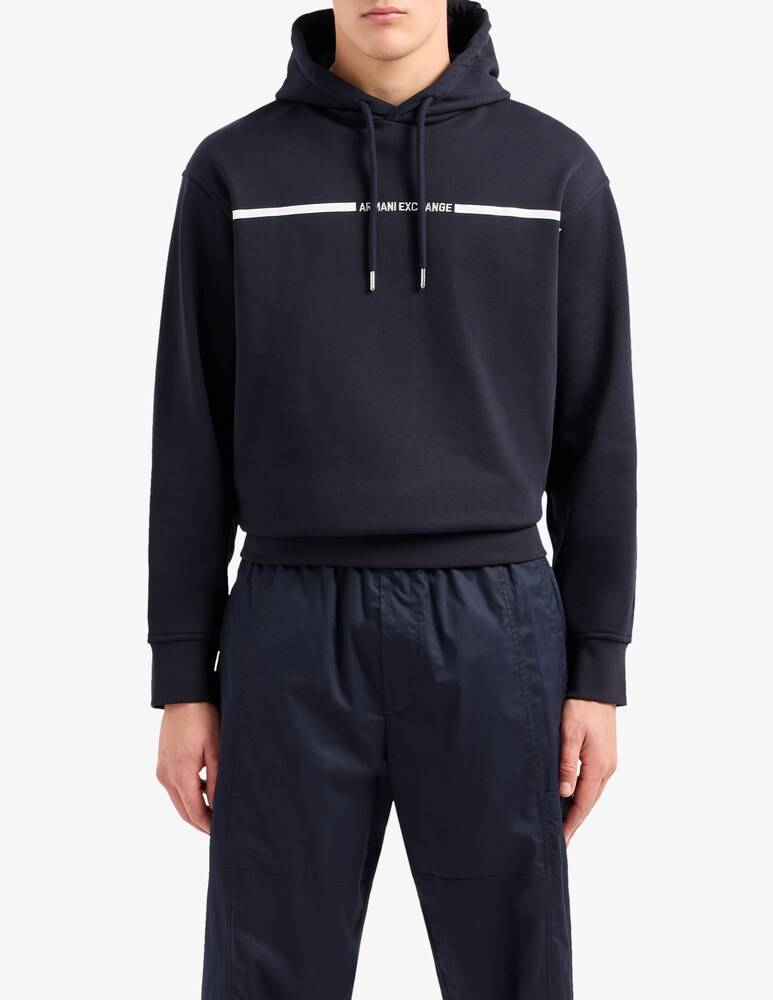 Armani Exchange Felpa con cappuccio linea ax