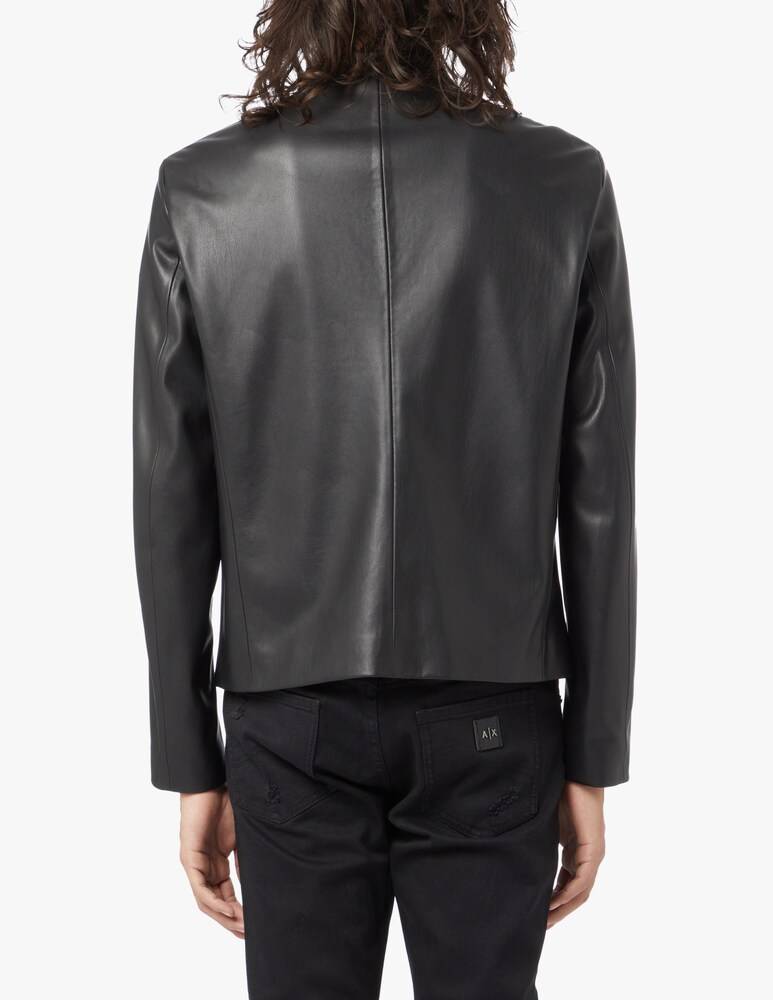 Armani Exchange Giacca Biker Simil Pelle
