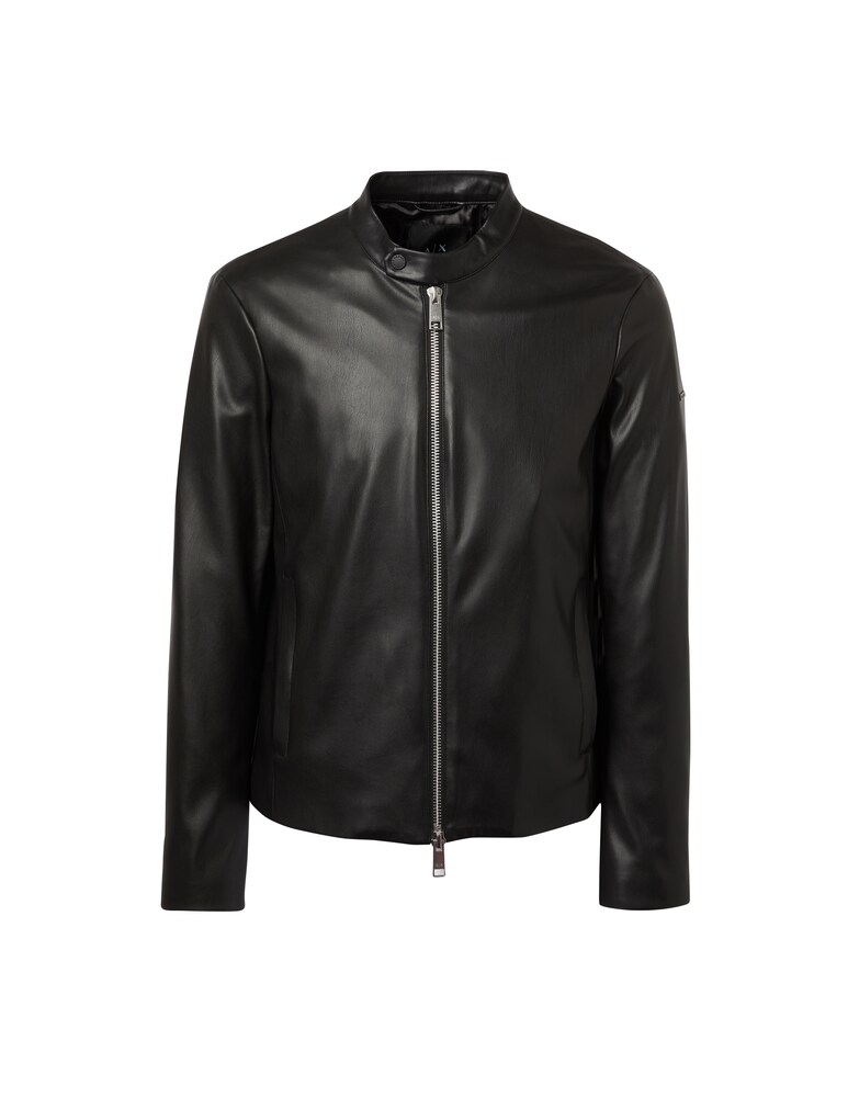 Armani Exchange Giacca Biker Simil Pelle