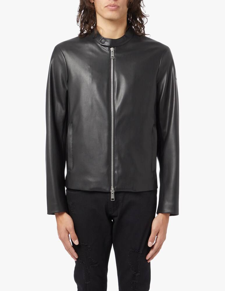 Armani Exchange Giacca biker simil pelle
