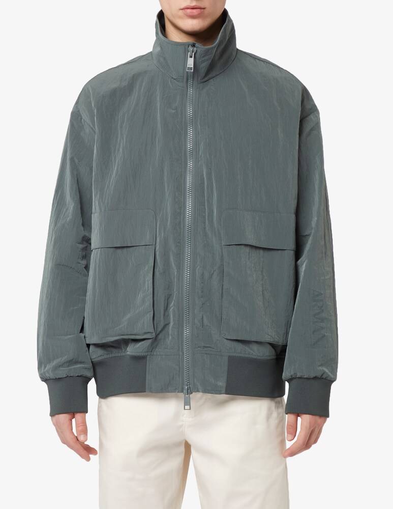 Armani Exchange Giacca vento crinkle