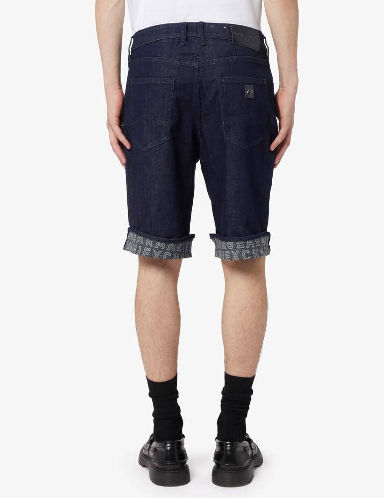 Armani Exchange Jeans Corti Slim Risvolto