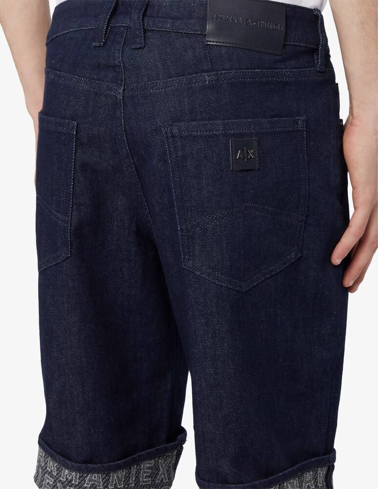 Armani Exchange Jeans Corti Slim Risvolto