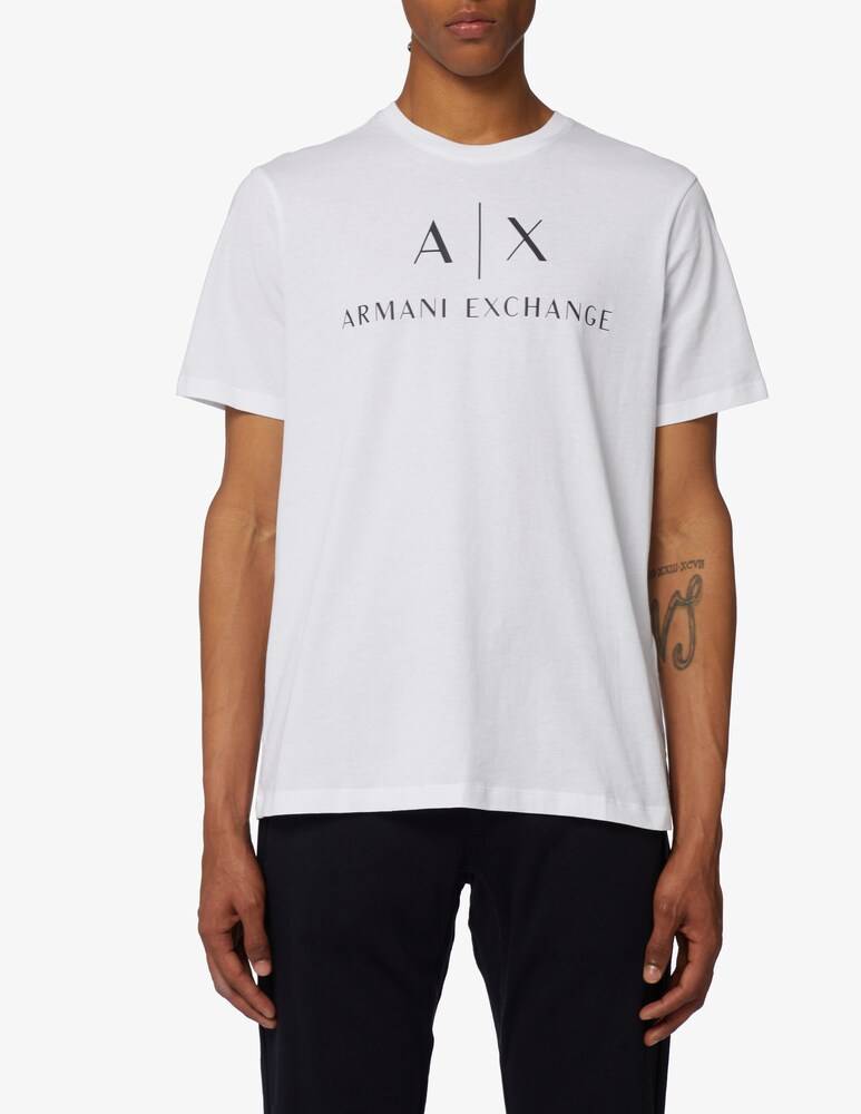 Armani Exchange Maglietta manica corta ax e scritta