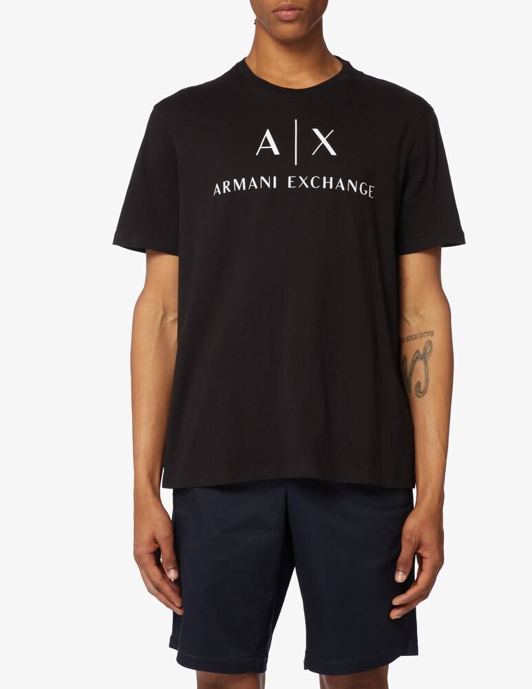 Armani Exchange Maglietta manica corta ax e scritta