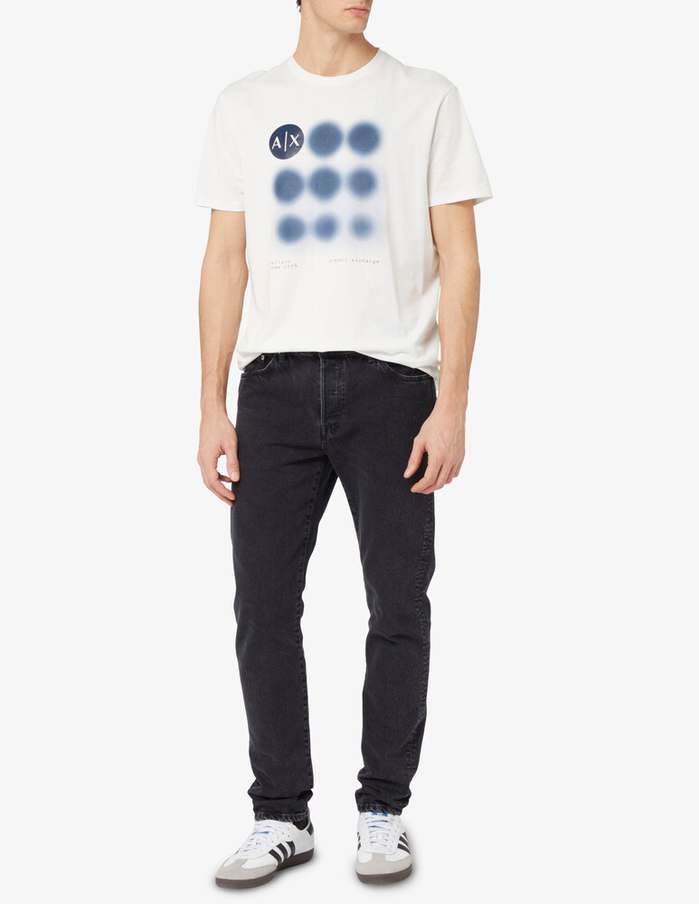 Armani Exchange Maglietta Regular Fit Logo Sfere