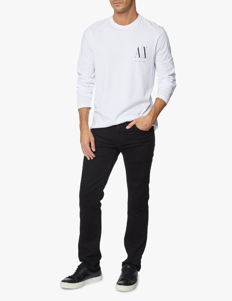 Armani Exchange Maglietta Regular Fit Small Logo