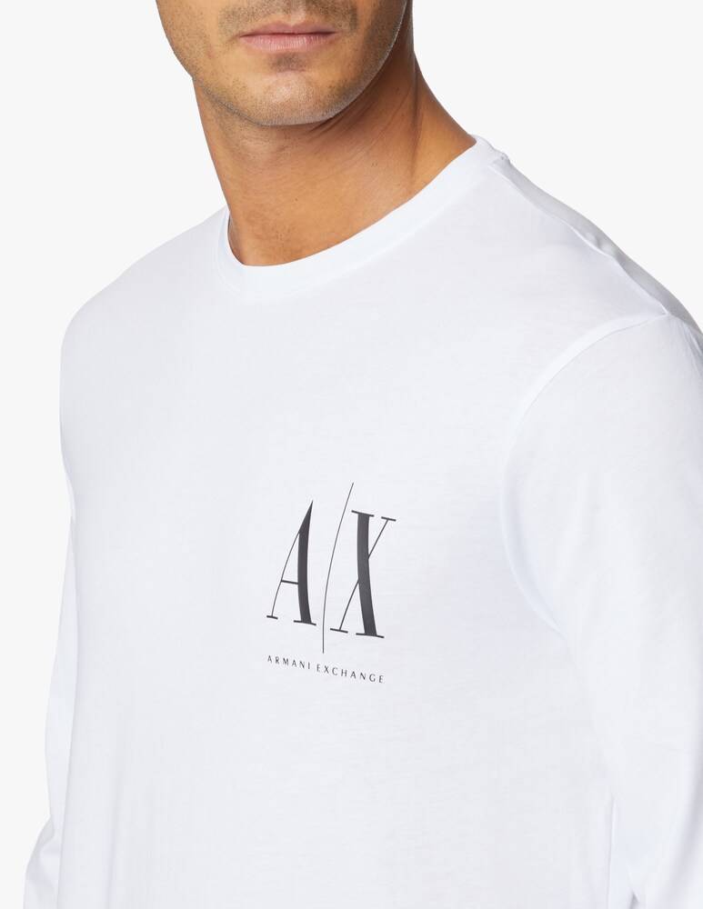 Armani Exchange Maglietta Regular Fit Small Logo