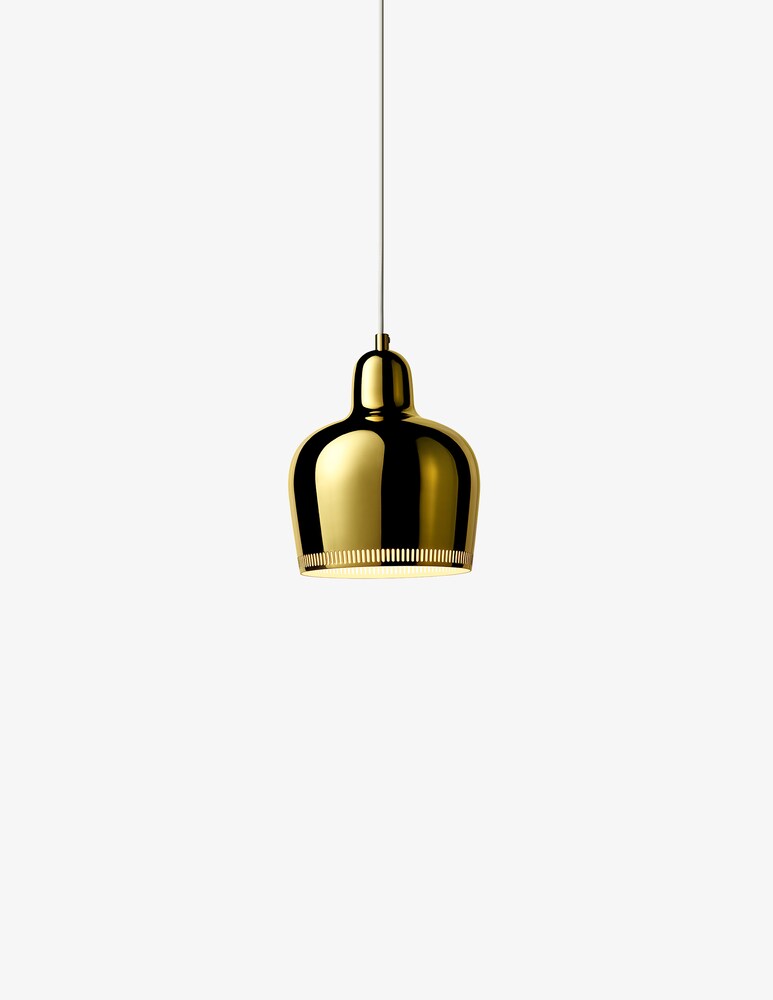 Artek A330s Pendant Golden Bell Lampada Da Sospensione