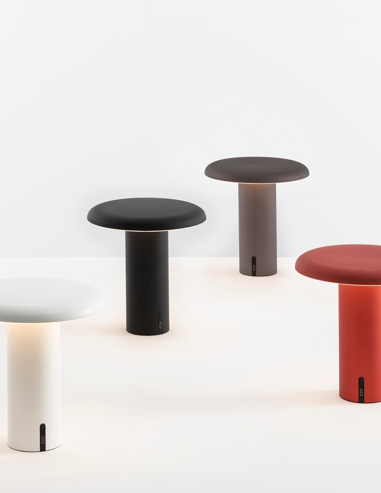 Artemide Takku Lampada Da Tavolo Anodizzato