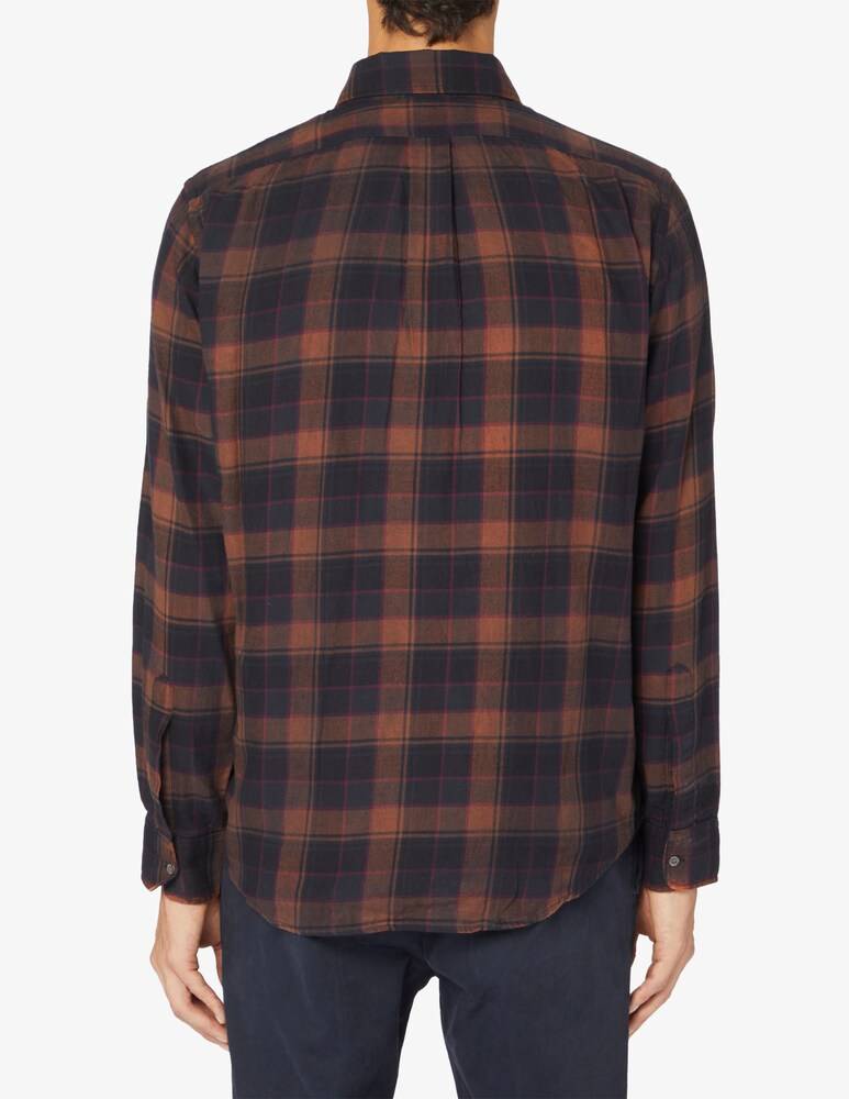 Aspesi Camicia New Robert Quadri Indiano