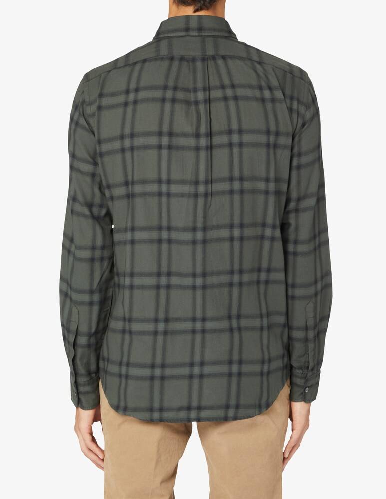 Aspesi Camicia New Robert Quadri Indiano